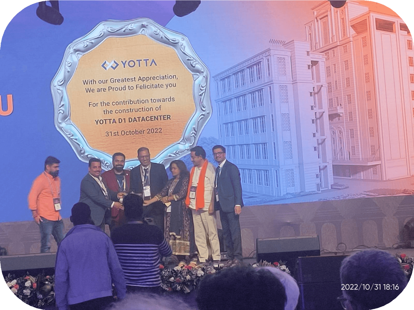 Appreciation from Yotta